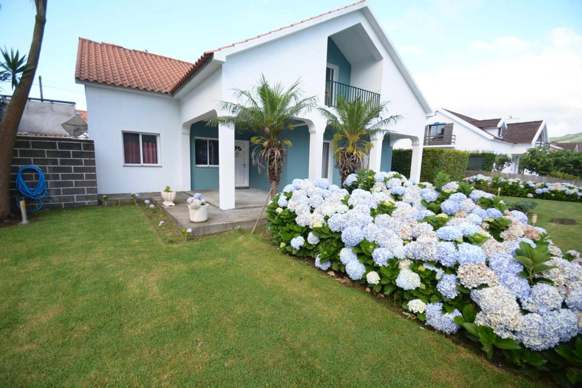 Casinha Das Hortensias Apartman Horta  Kültér fotó
